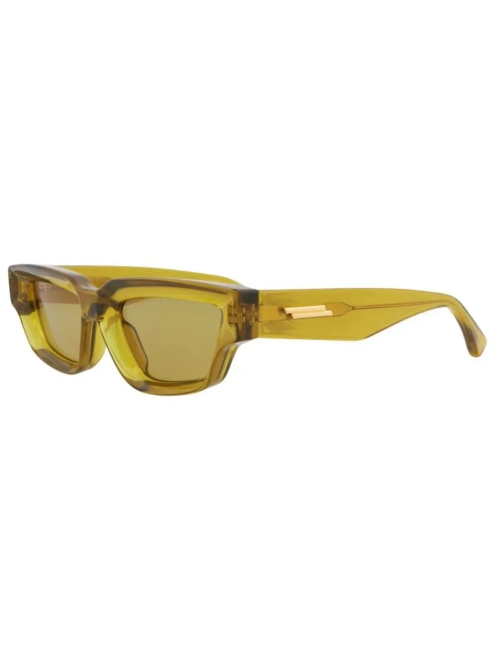New Bottega Veneta Women's Sunglasses Cat Eye Injection Frame Unisex Brown Brown